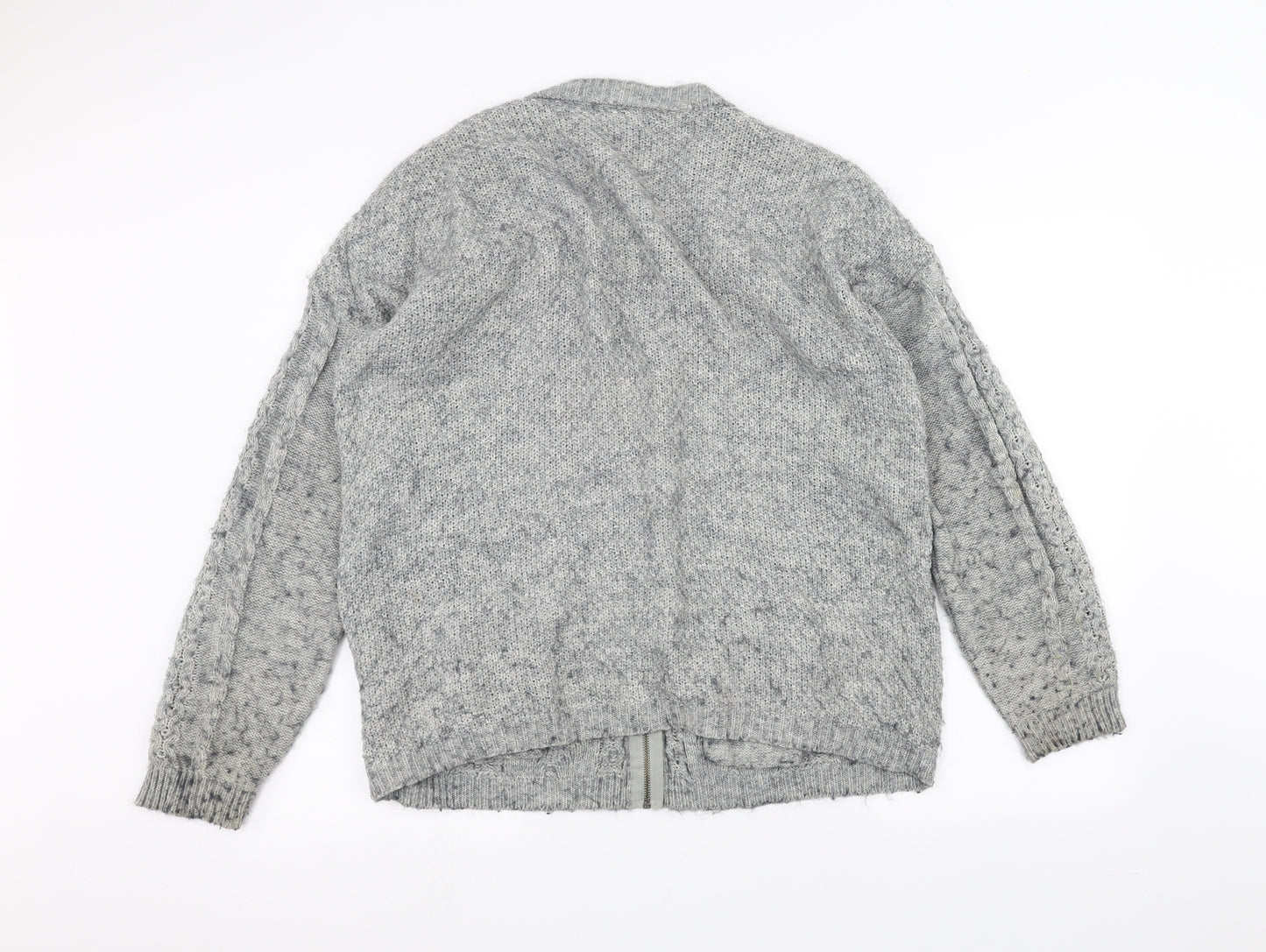 River Island Womens Grey   Jacket Coatigan Size 12