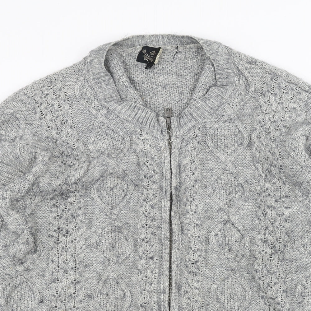 River Island Womens Grey   Jacket Coatigan Size 12