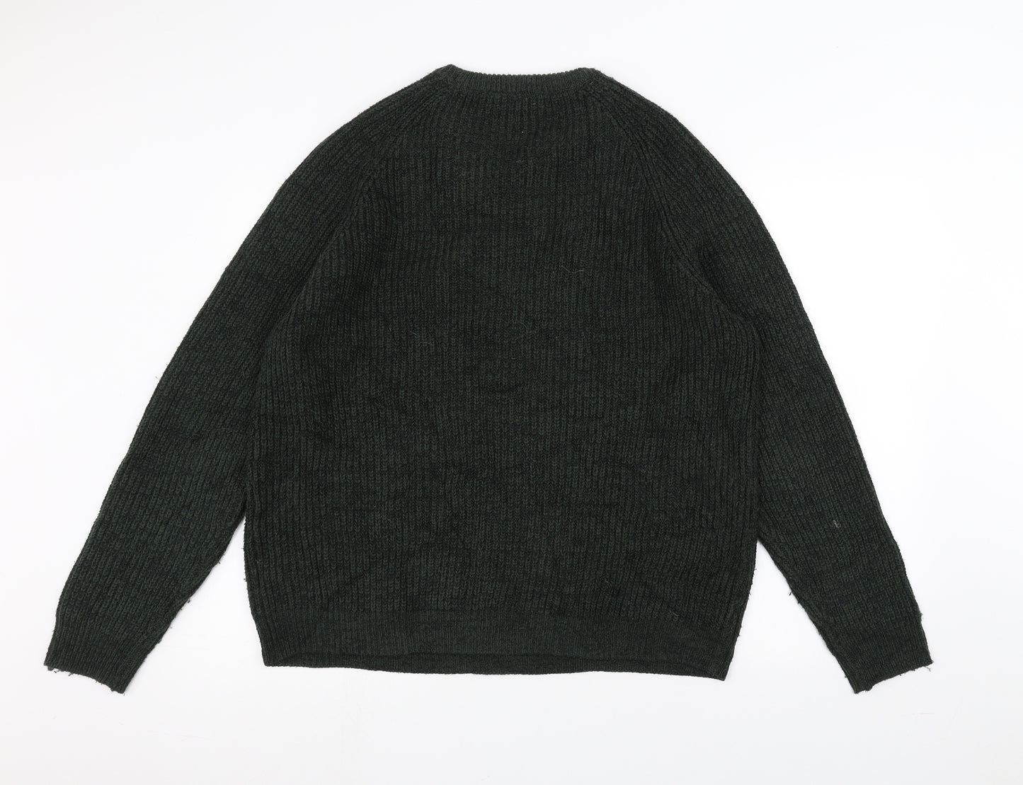 George Mens Green  Knit Pullover Jumper Size L