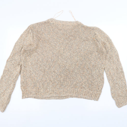 George Womens Pink  Knit Pullover Jumper Size 16