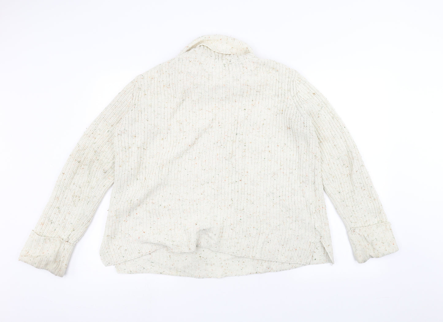 Warehouse Womens White   Pullover Jumper Size 10