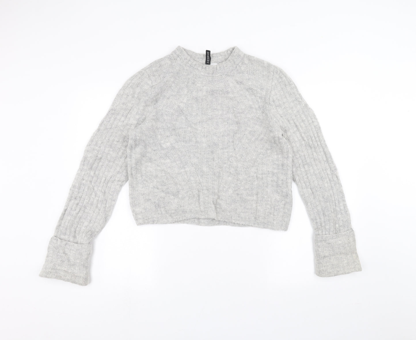 H&M Womens Grey   Pullover Jumper Size S