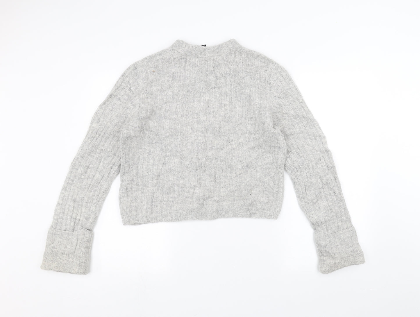 H&M Womens Grey   Pullover Jumper Size S