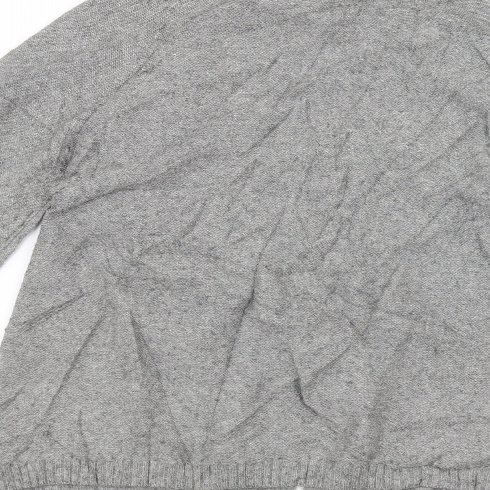 White Stuff Womens Grey   Cardigan Jumper Size 10