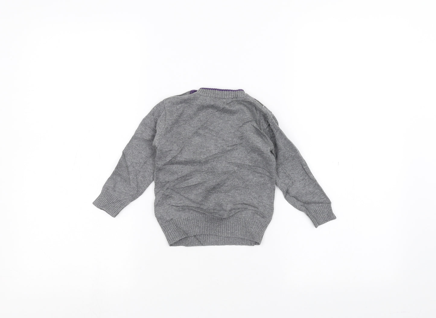 Baby club Baby Grey   Pullover Jumper Size 18-24 Months