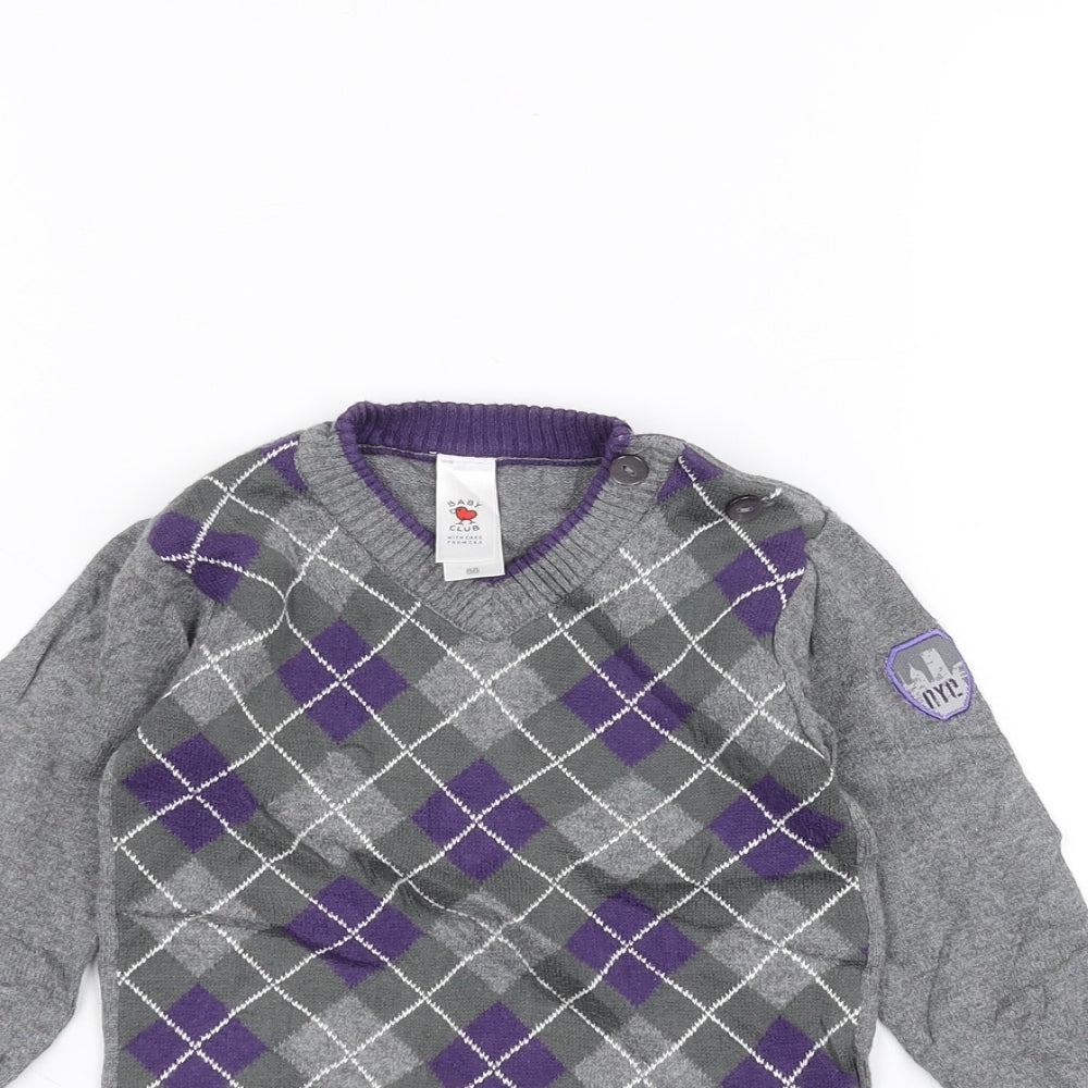Baby club Baby Grey   Pullover Jumper Size 18-24 Months