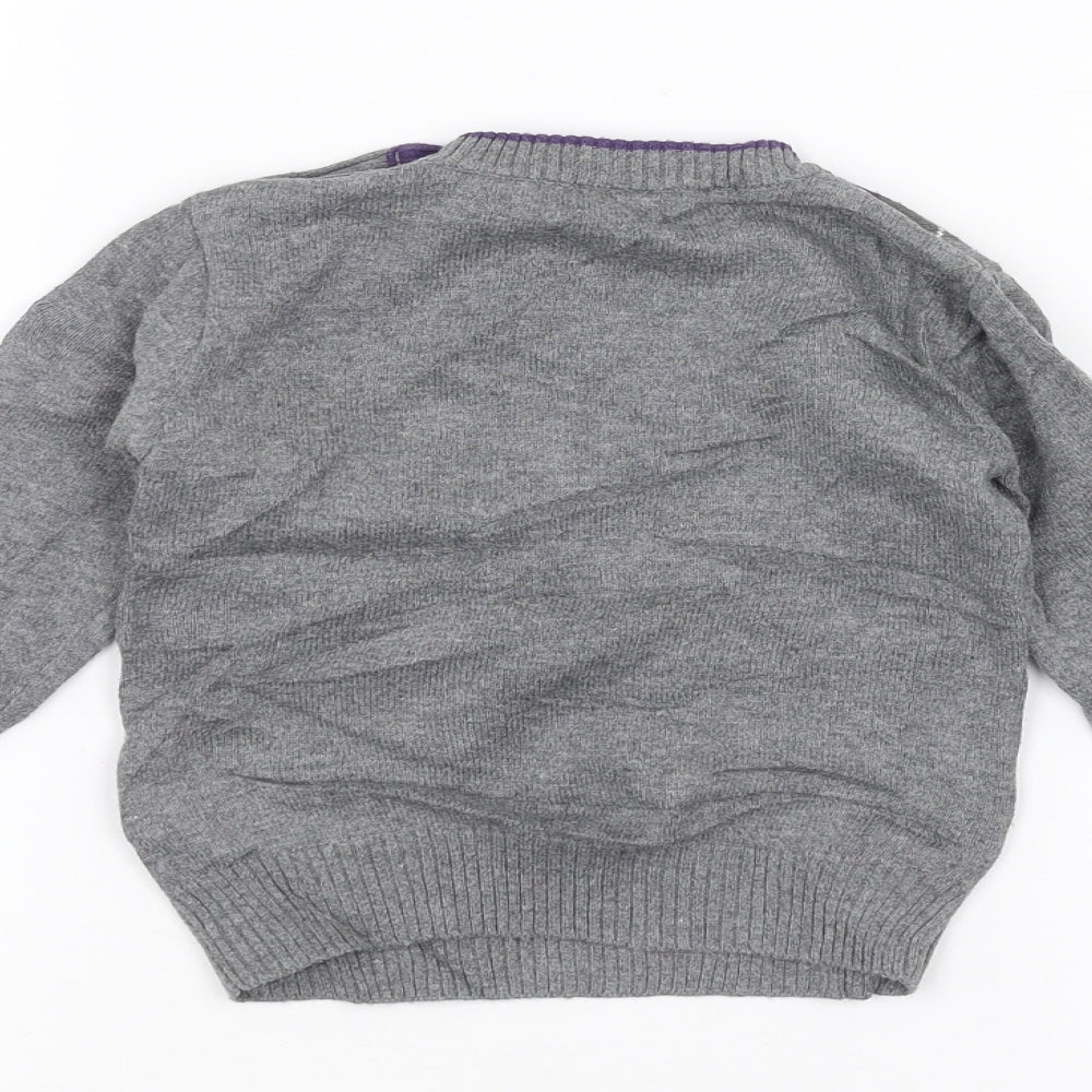 Baby club Baby Grey   Pullover Jumper Size 18-24 Months