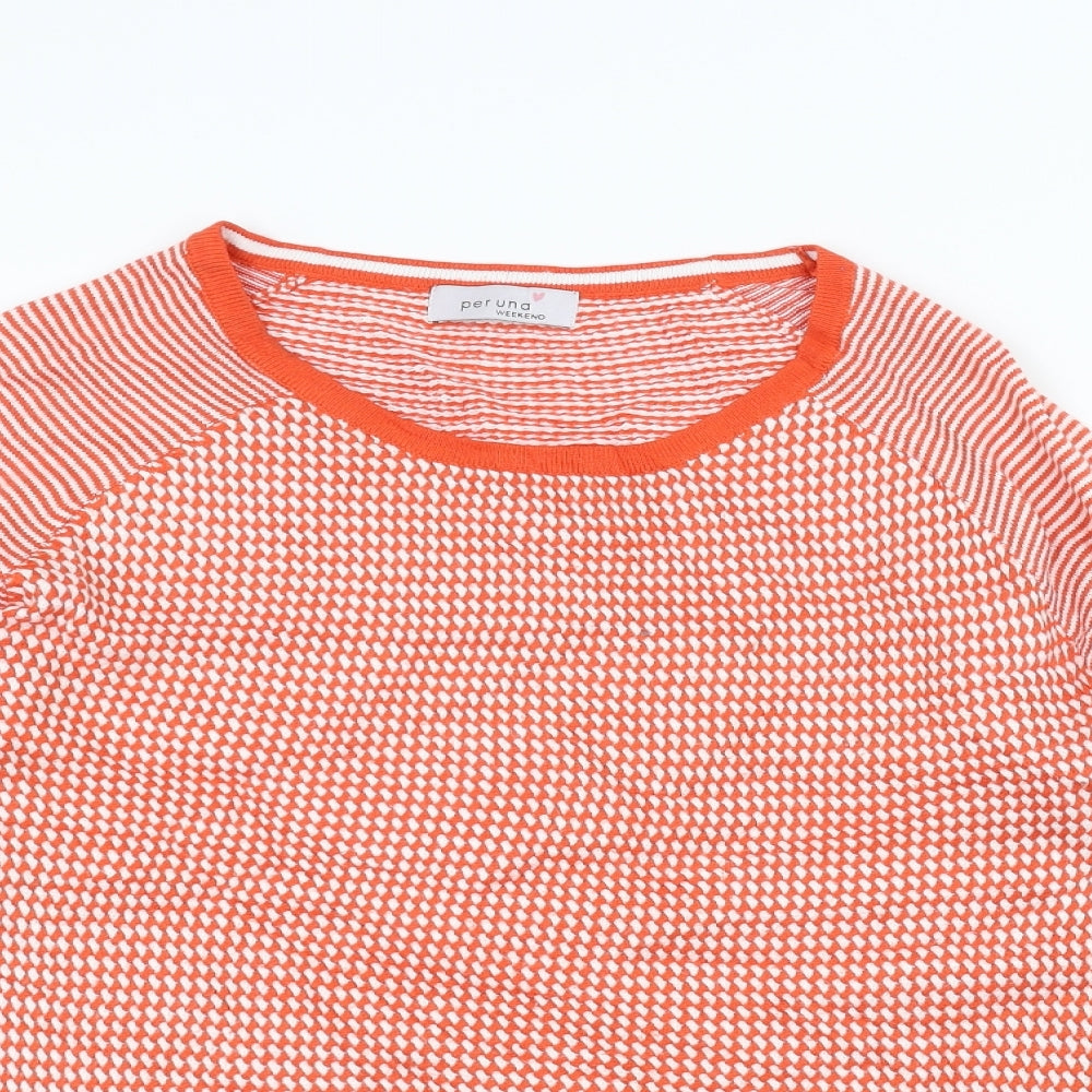 Marks and Spencer Womens Orange   Pullover Jumper Size 12