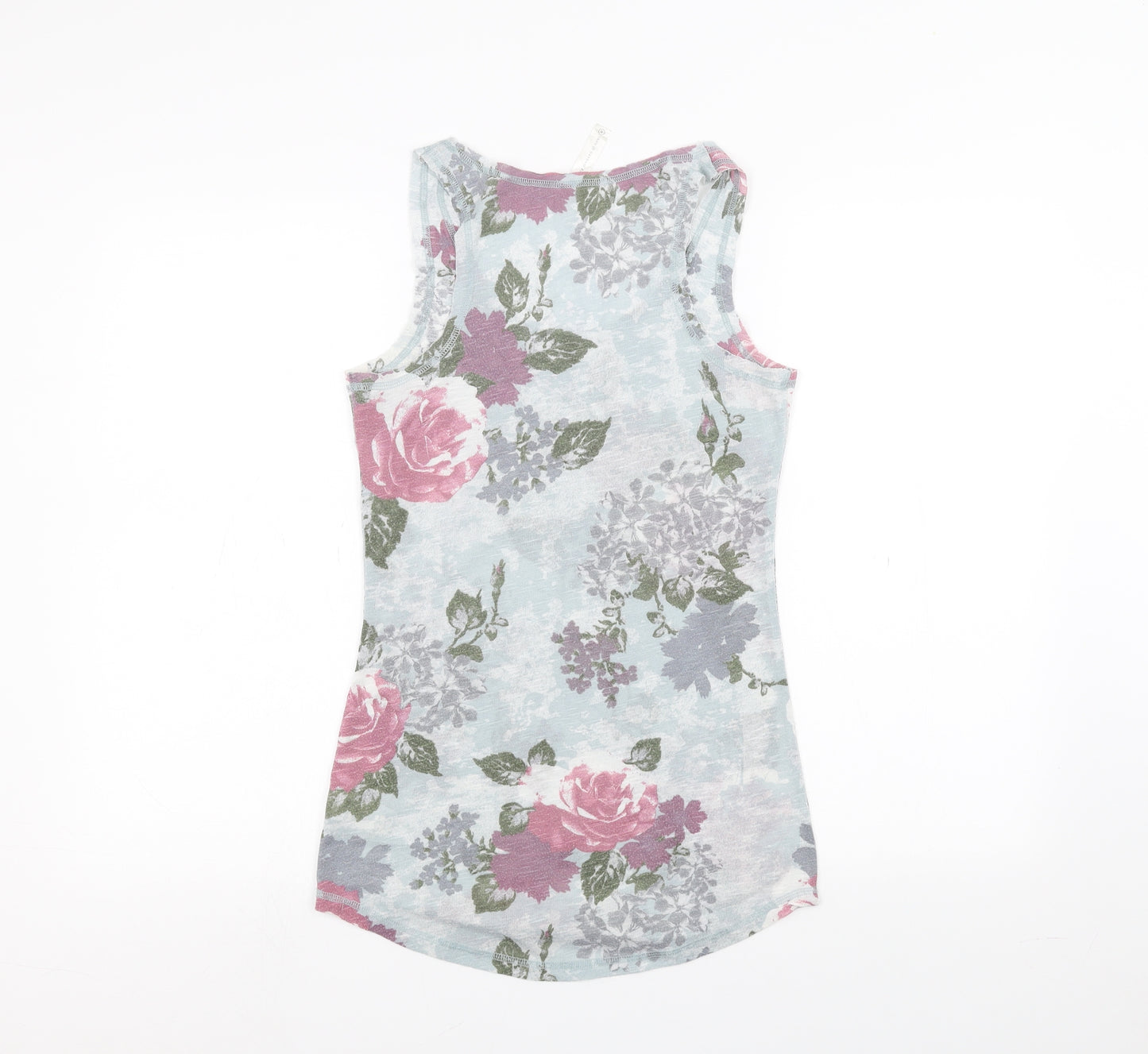 NEXT Womens Blue Floral  Basic Tank Size 8