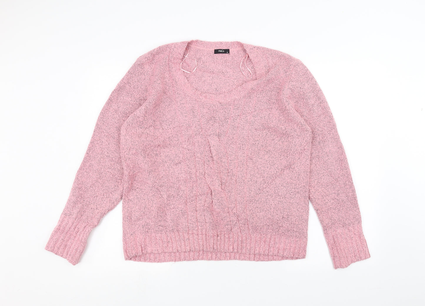 M&Co Womens Pink   Pullover Jumper Size 18