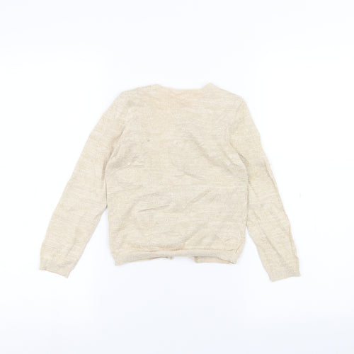 Mothercare Girls Brown   Cardigan Jumper Size 4-5 Years