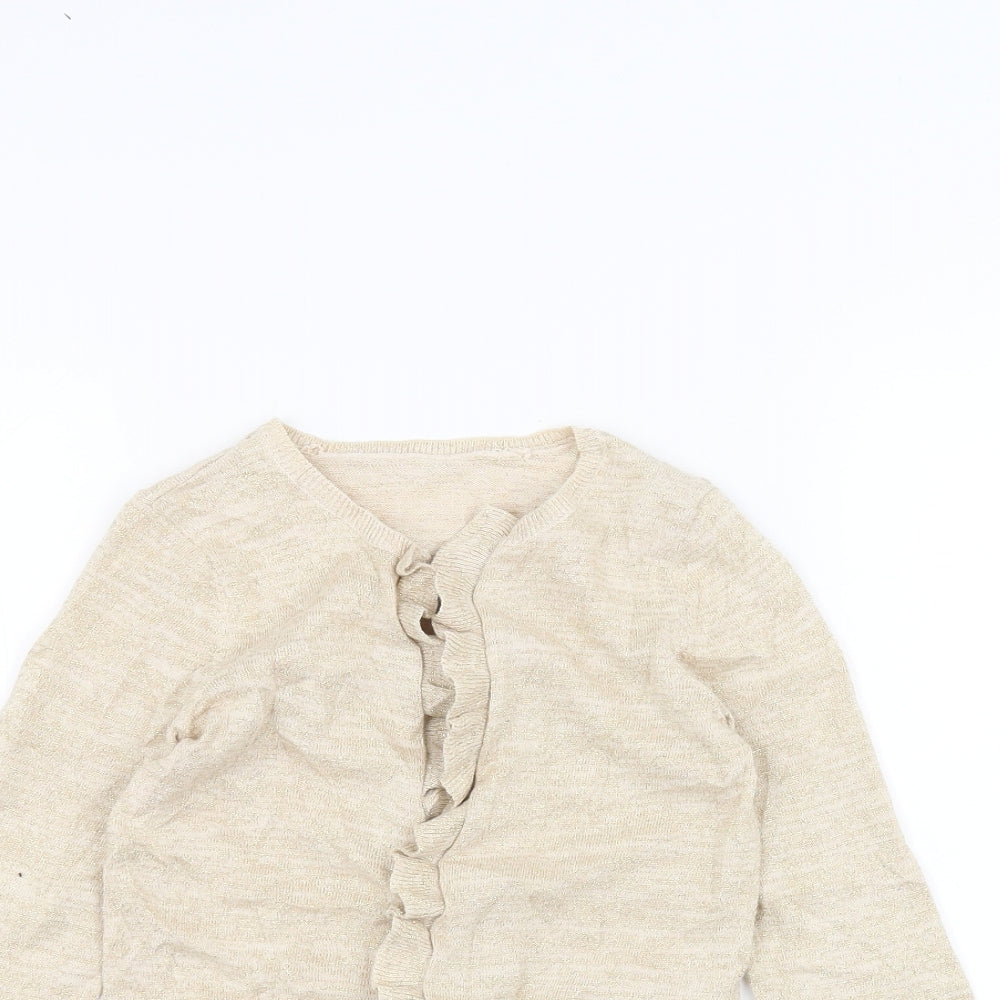 Mothercare Girls Brown   Cardigan Jumper Size 4-5 Years