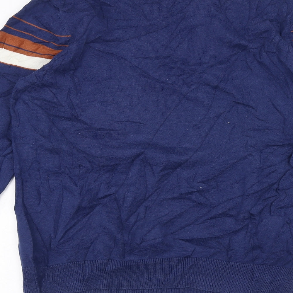 Ben Sherman Mens Blue   Pullover Jumper Size S