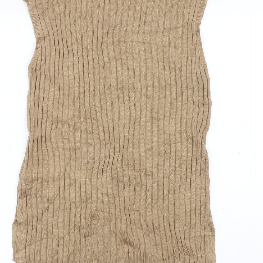 Marks and Spencer Womens Brown   Basic T-Shirt Size S