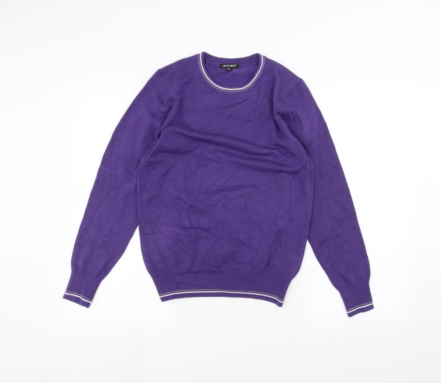 new men Mens Purple   Pullover Jumper Size M