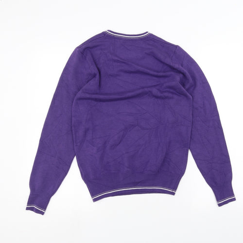 new men Mens Purple   Pullover Jumper Size M