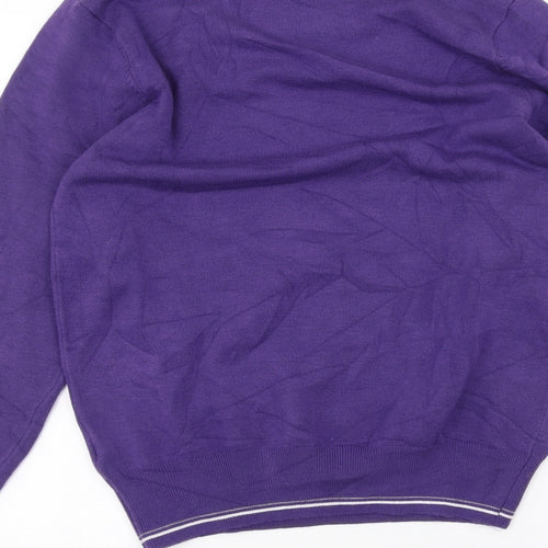 new men Mens Purple   Pullover Jumper Size M