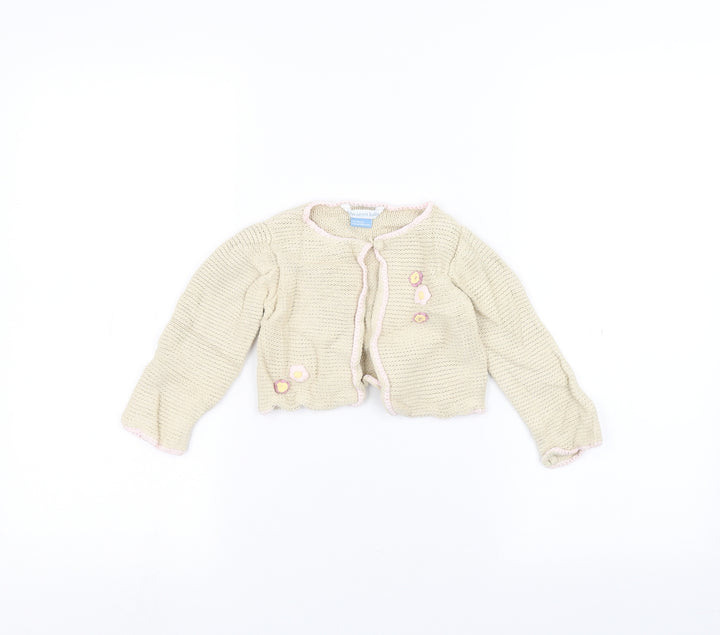 John Lewis Baby Brown Jacket Coatigan Size 12-18 Months