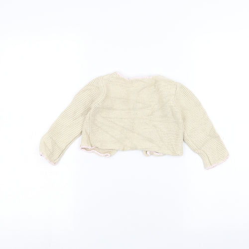 John Lewis Baby Brown   Jacket Coatigan Size 12-18 Months