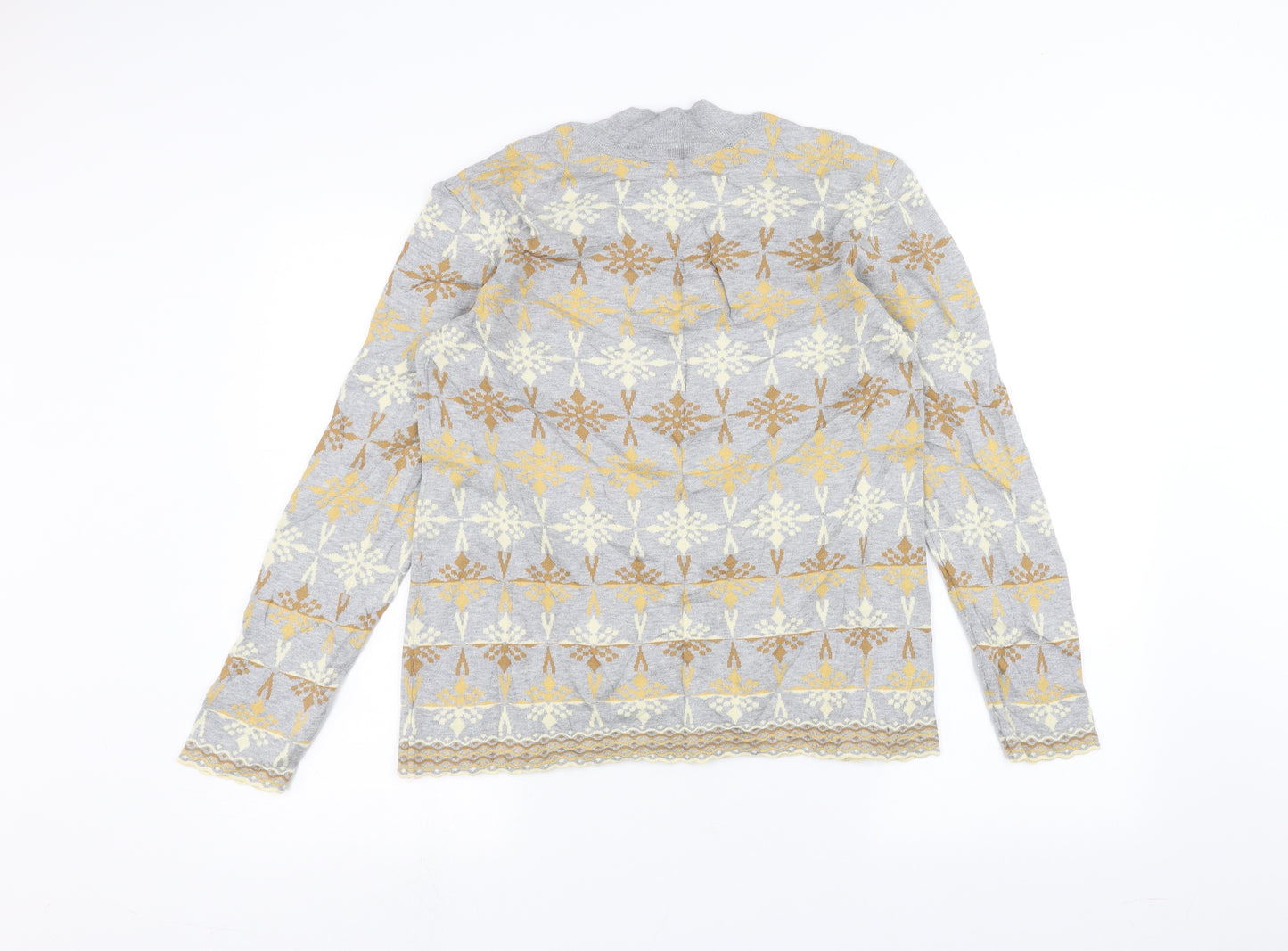 David Nieper Womens Grey   Basic T-Shirt Size 14