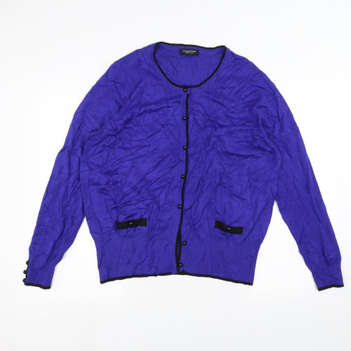 debinhams Womens Blue   Cardigan Jumper Size 20