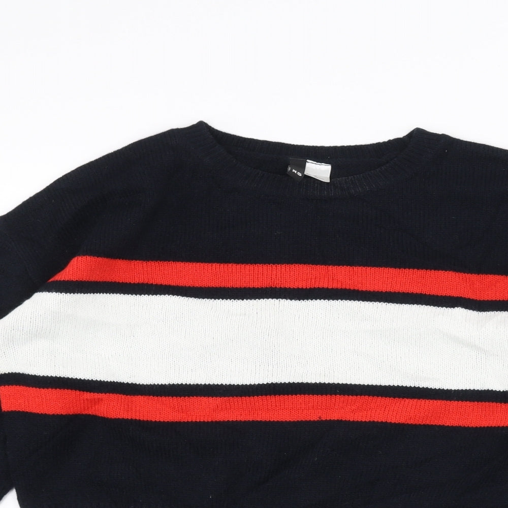 H&M Womens Blue   Pullover Jumper Size XS