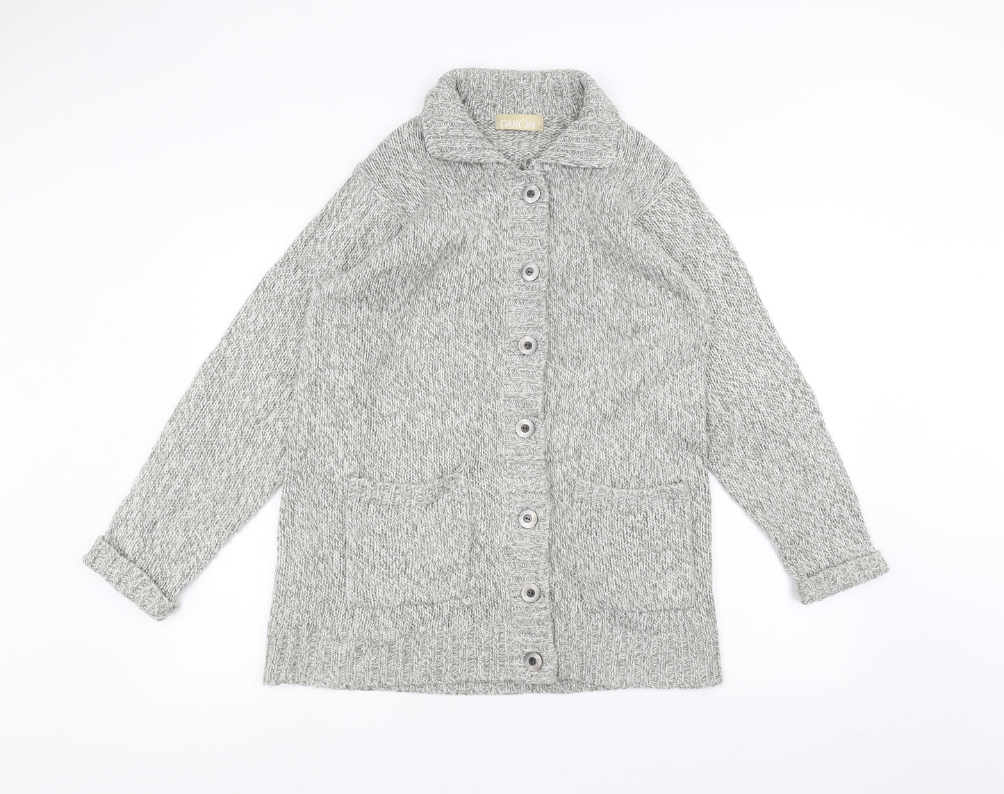 Daxon Womens Grey   Pullover Jumper Size 14