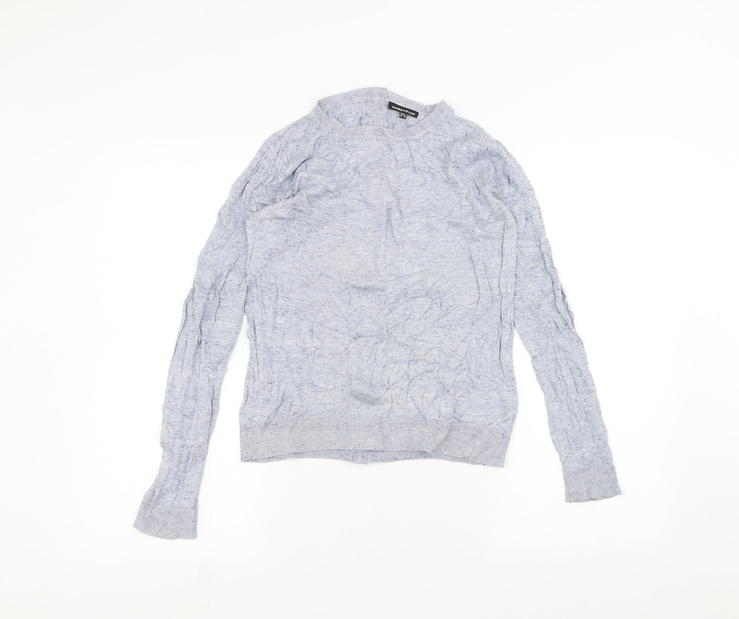 Warehouse Womens Blue   Basic T-Shirt Size 8