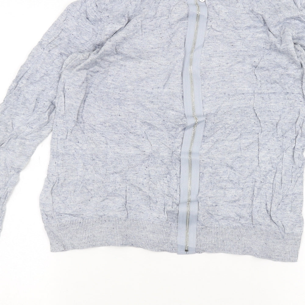 Warehouse Womens Blue   Basic T-Shirt Size 8