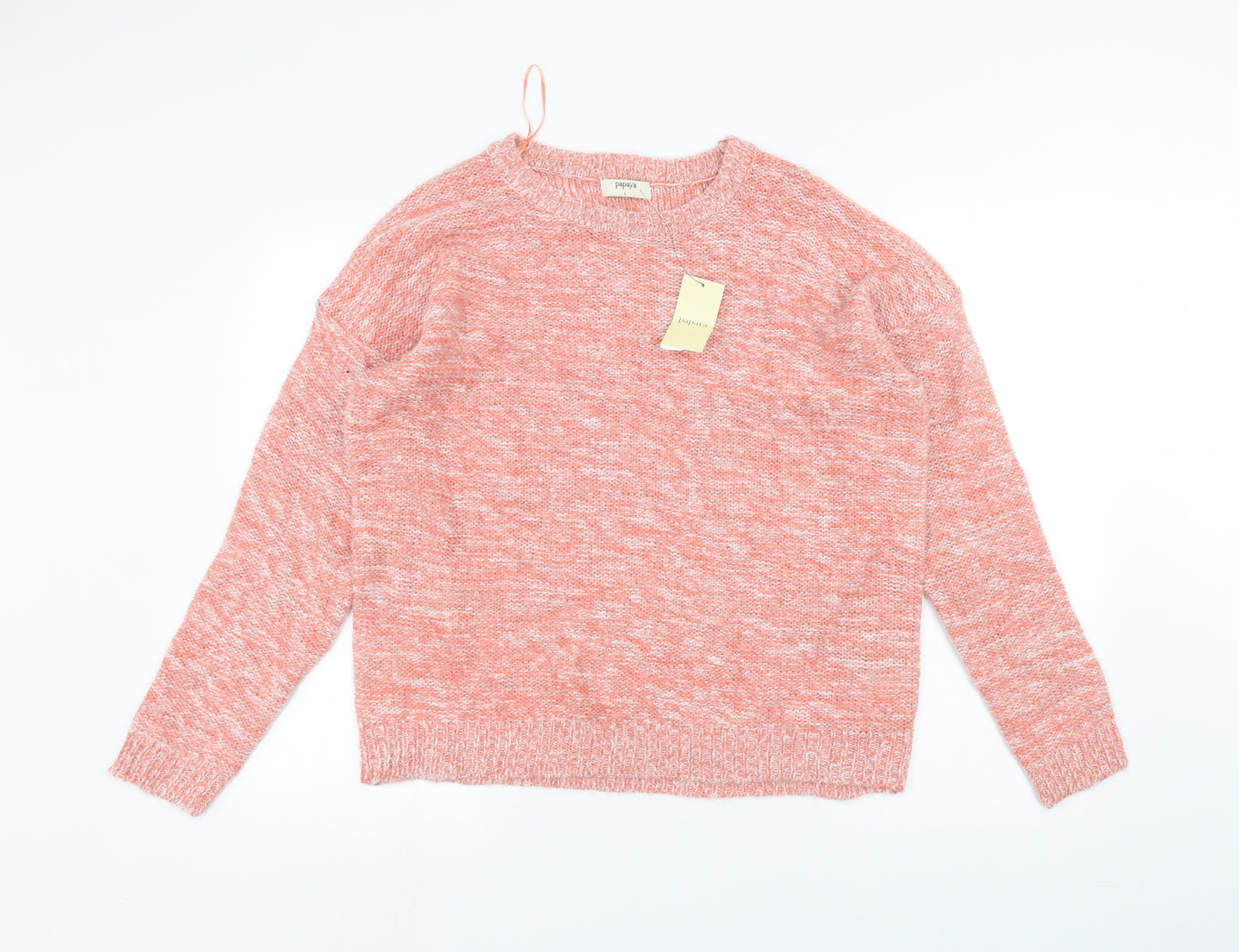 Papaya Womens Pink   Pullover Jumper Size L