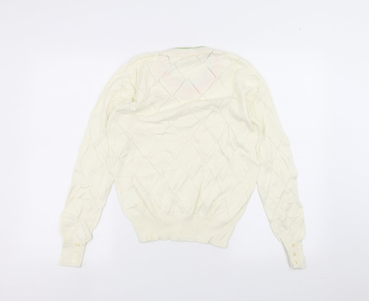 Glenmuir Womens White   Pullover Jumper Size S