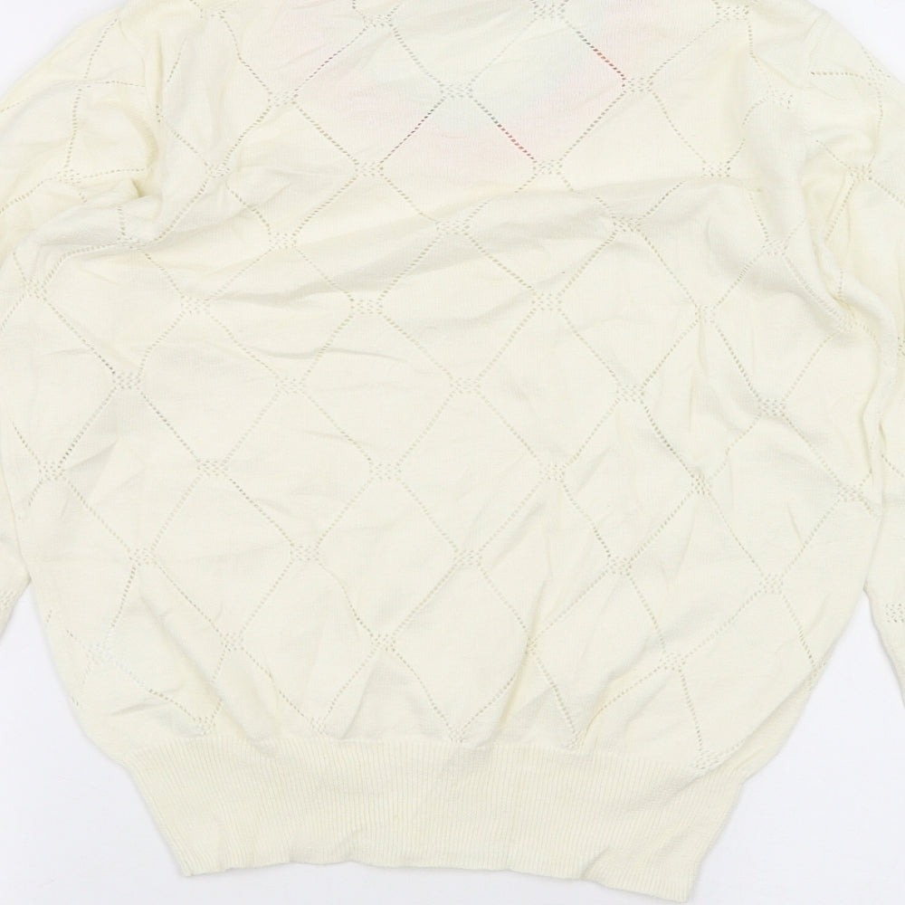 Glenmuir Womens White   Pullover Jumper Size S