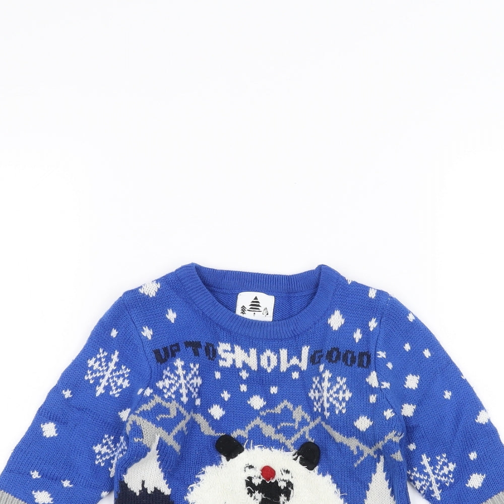 George Baby Blue   Pullover Jumper Size 12-18 Months