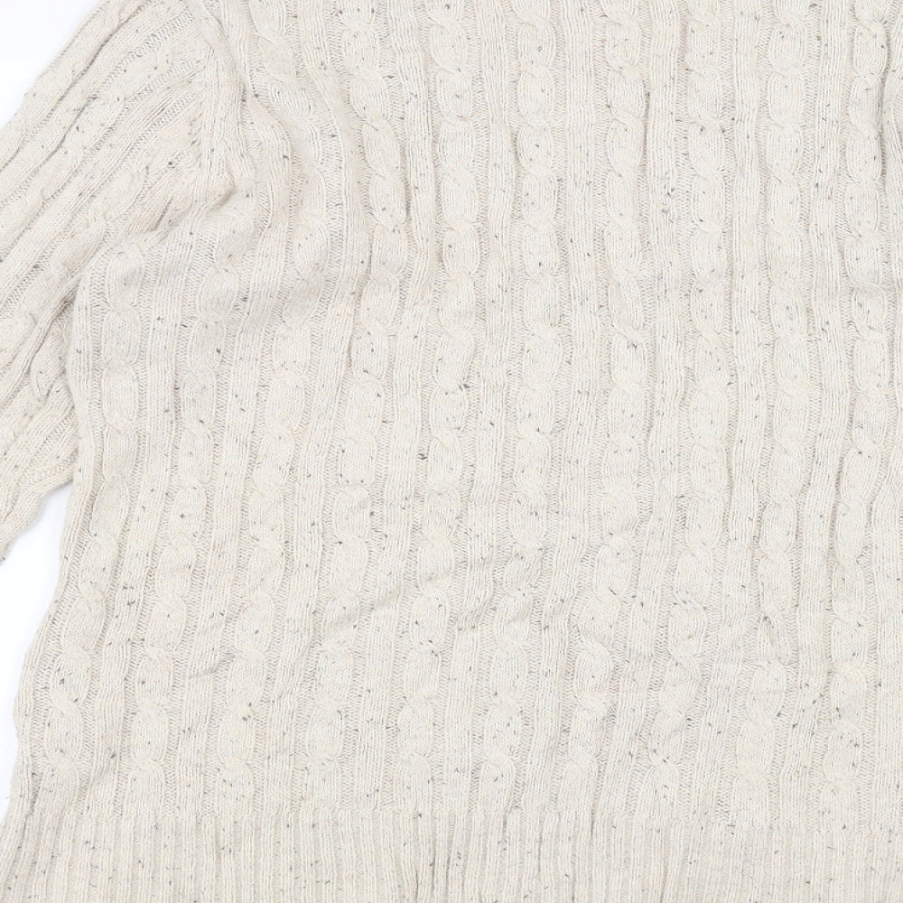 Crew Clothing Womens White   Pullover Jumper Size 14