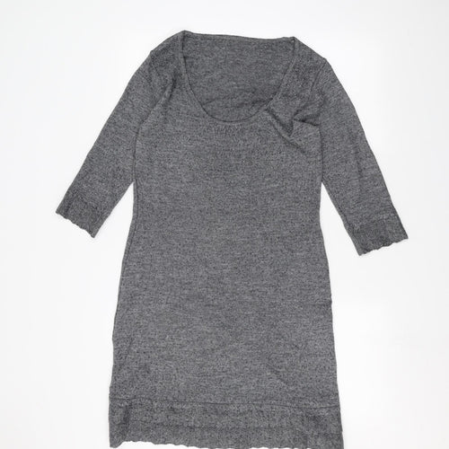 Per Una Womens Grey   Pullover Jumper Size 12