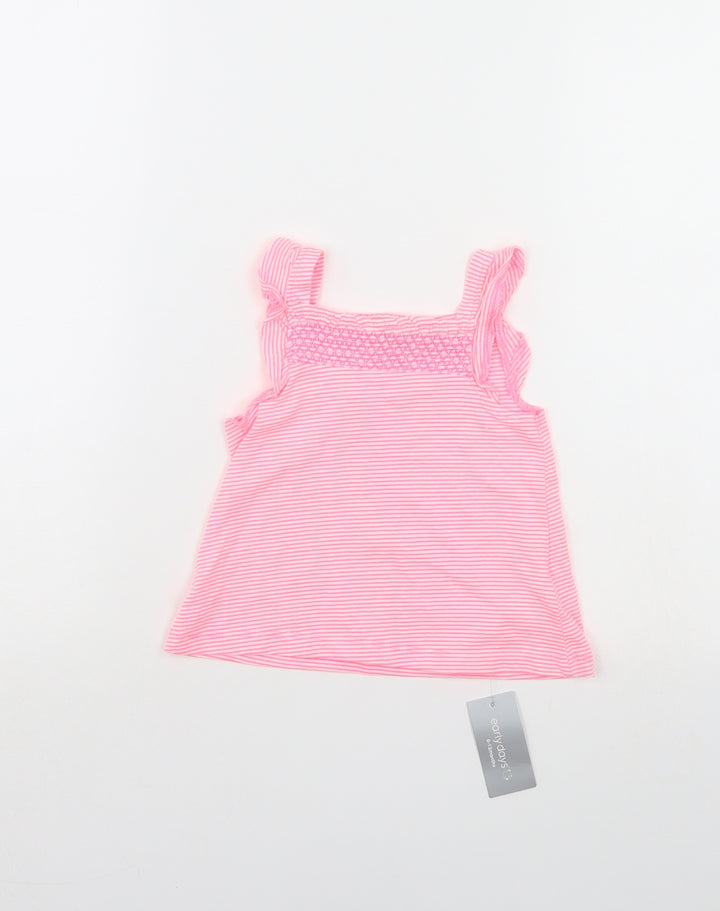 Early Days Boys Pink Striped  A-Line  Size 0-3 Months