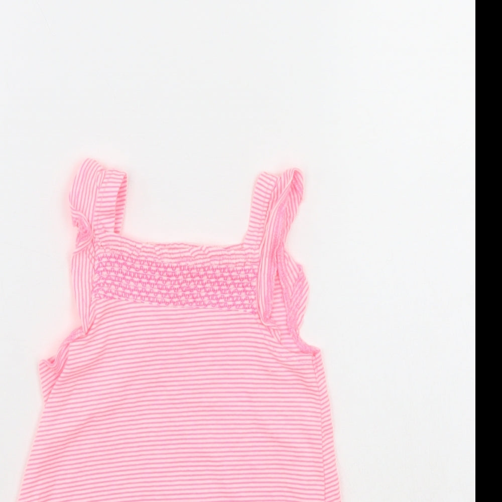 Early Days Boys Pink Striped  A-Line  Size 0-3 Months