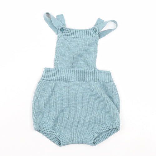Matalan Boys Blue   Dungaree One-Piece Size 6-9 Months