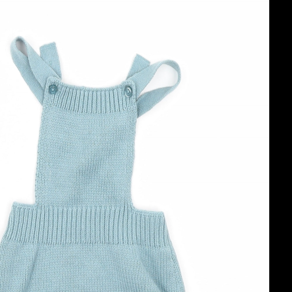 Matalan Boys Blue   Dungaree One-Piece Size 6-9 Months