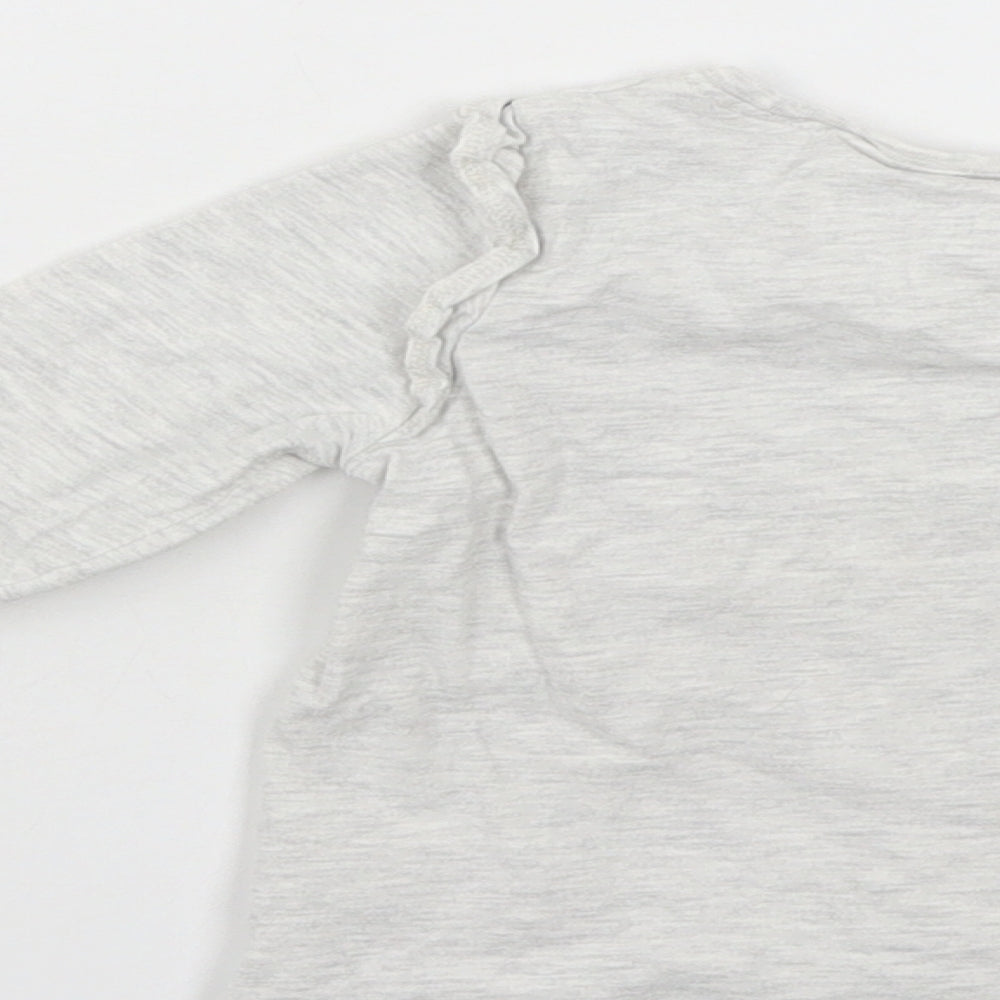 NEXT Girls Grey   Pullover Jumper Size 12-18 Months