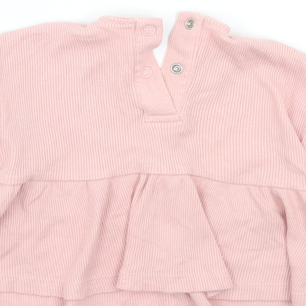 George Boys Pink   Ringer Blouse Size 0-3 Months