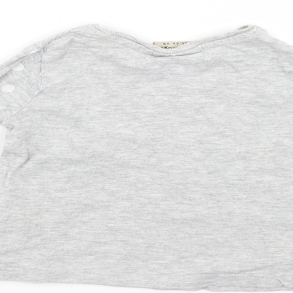 NEXT Girls Grey   Pullover Jumper Size 9-12 Months