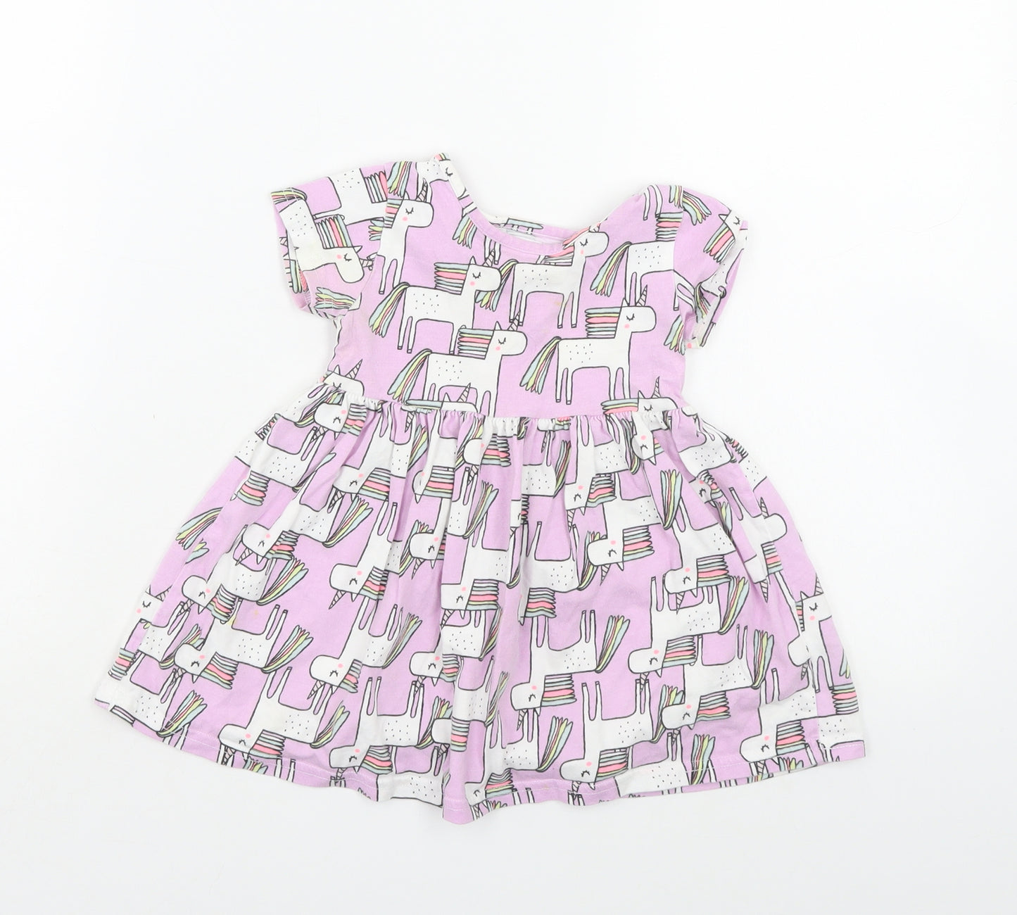 NEXT Girls Pink Animal Print  A-Line  Size 12-18 Months