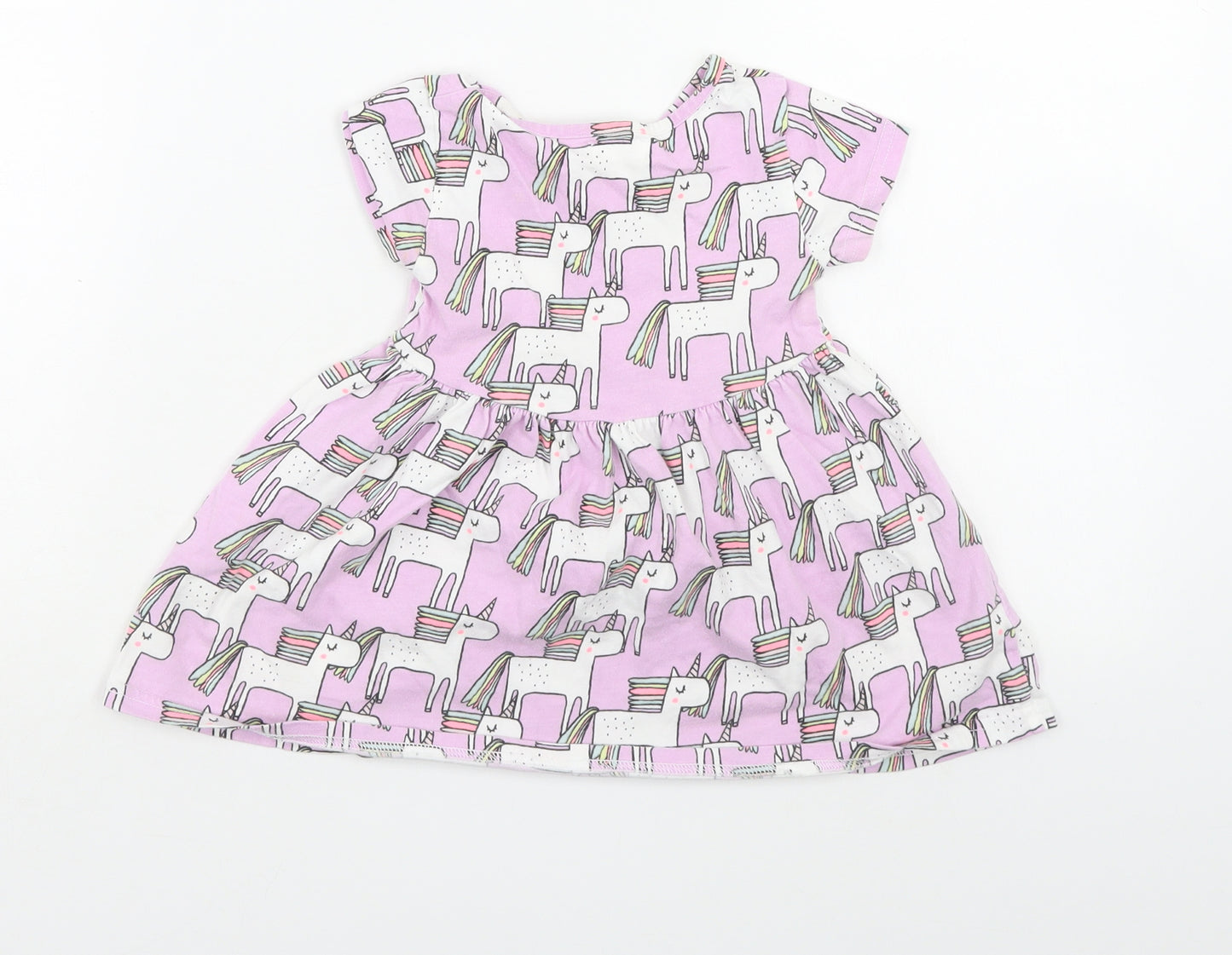 NEXT Girls Pink Animal Print  A-Line  Size 12-18 Months