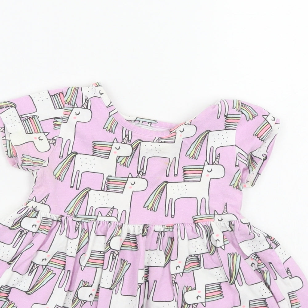 NEXT Girls Pink Animal Print  A-Line  Size 12-18 Months