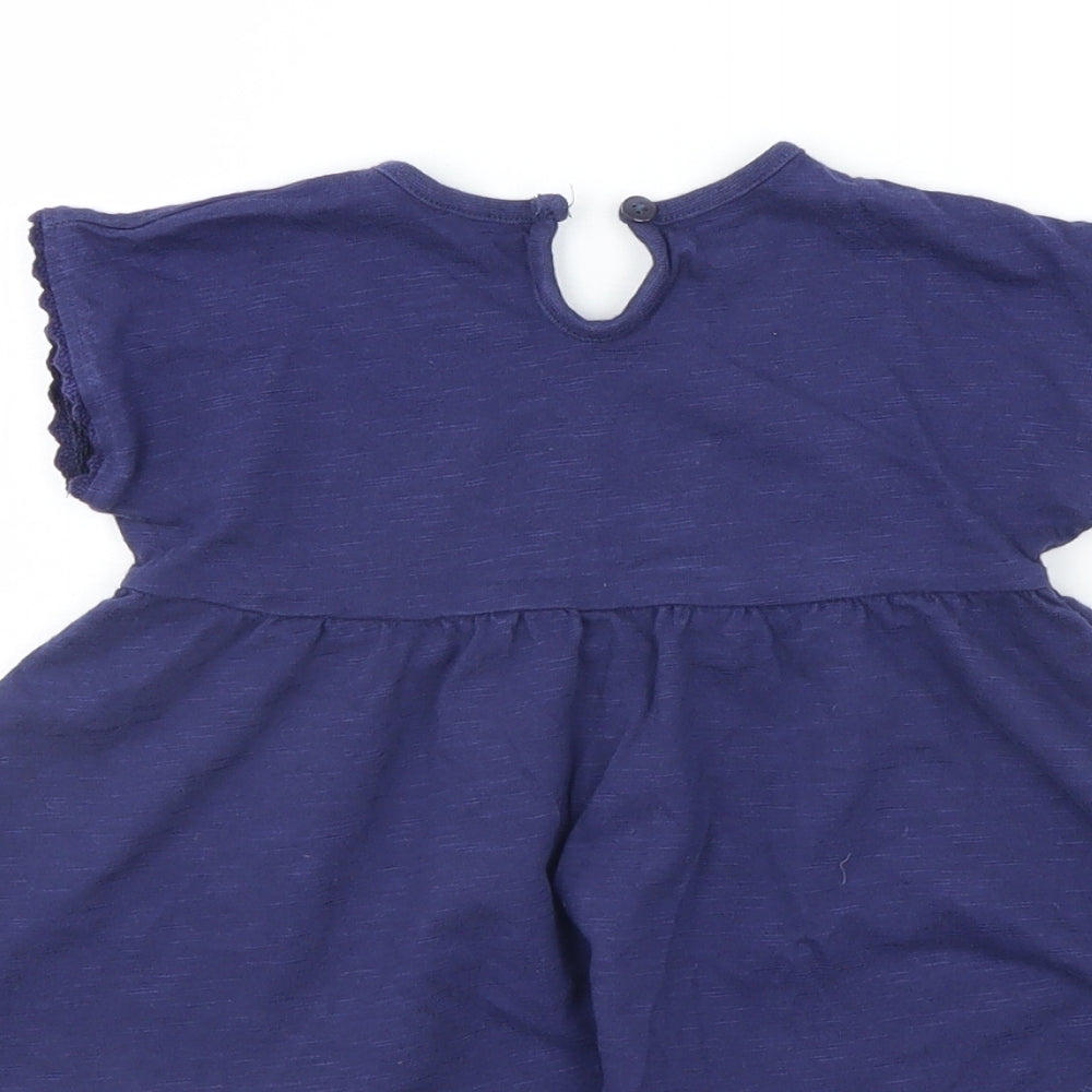 George Girls Blue   A-Line  Size 9-12 Months