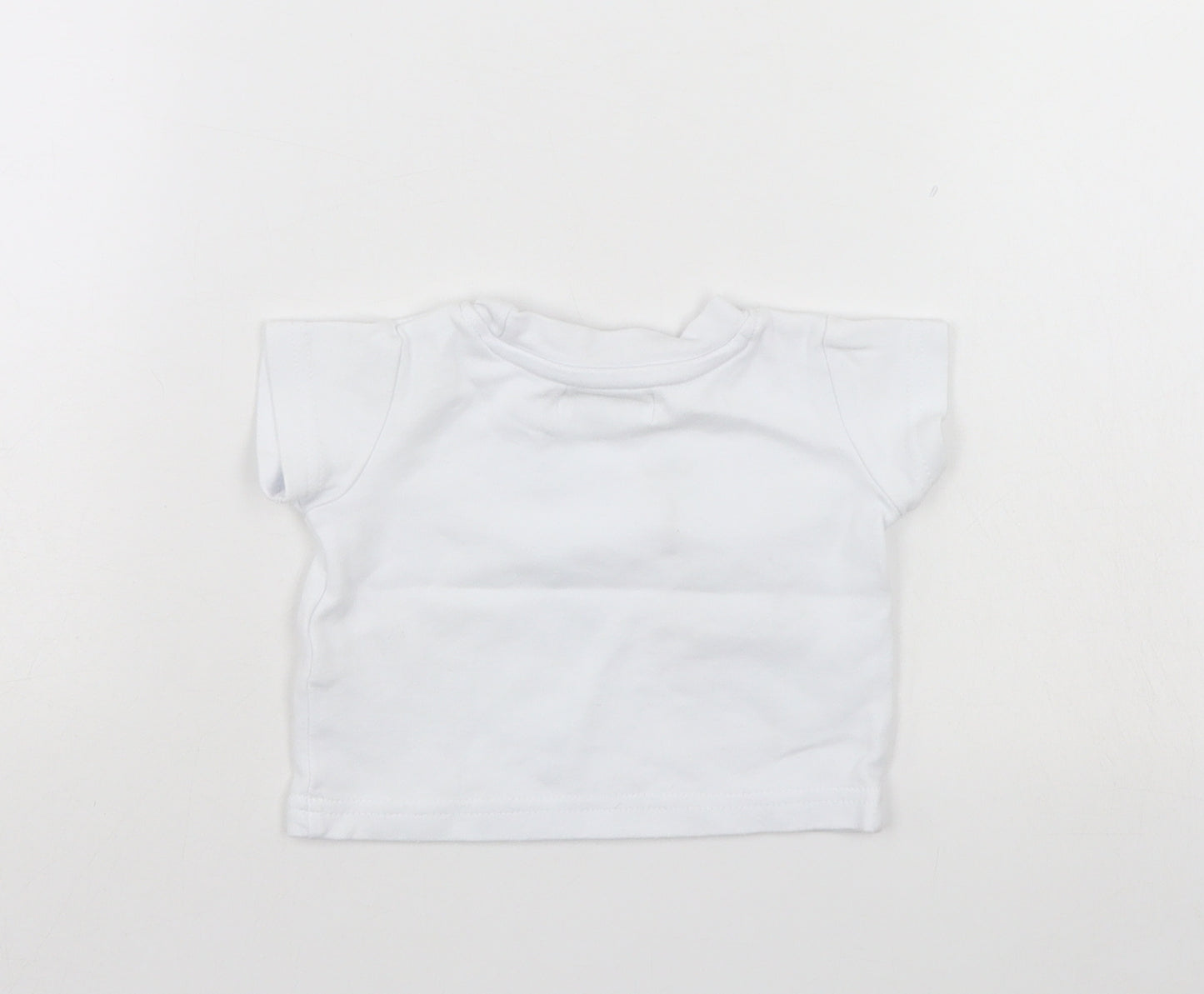 Earlydays Baby White   Basic T-Shirt Size 0-3 Months