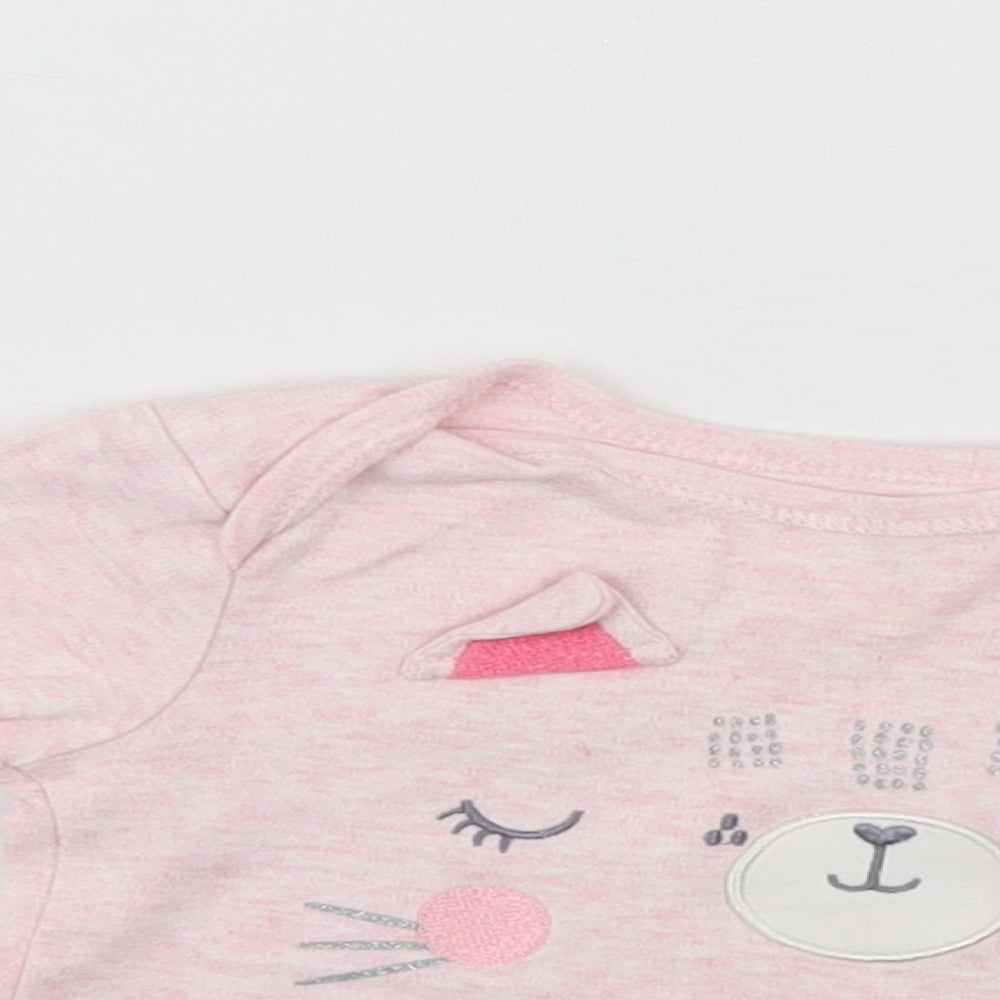 Primark Girls Pink   Pullover Jumper Size 9-12 Months