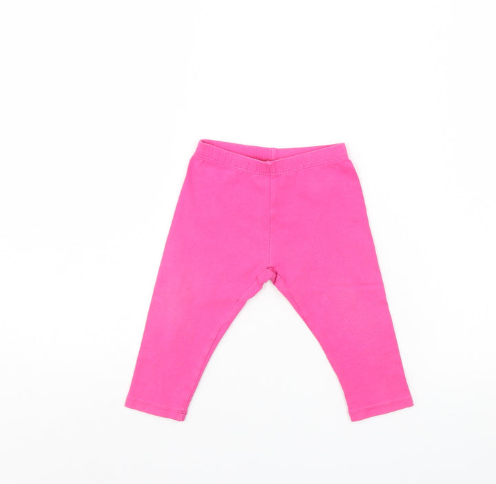 Mini Club Girls Pink   Sweatpants Leggings Size 9-12 Months