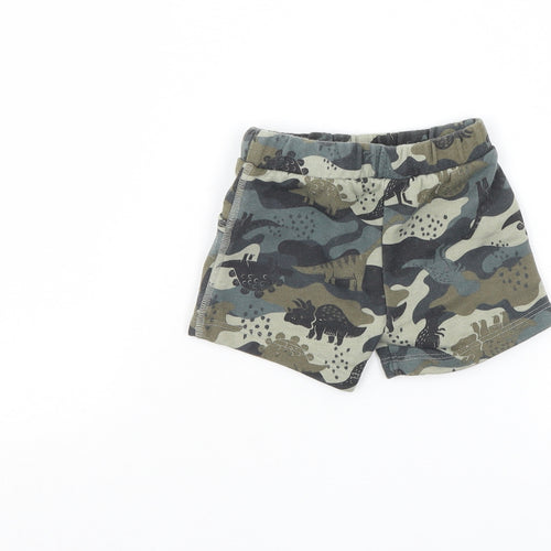 Fred & Flo Boys Multicoloured Camouflage  Cropped Trousers Size 3-6 Months